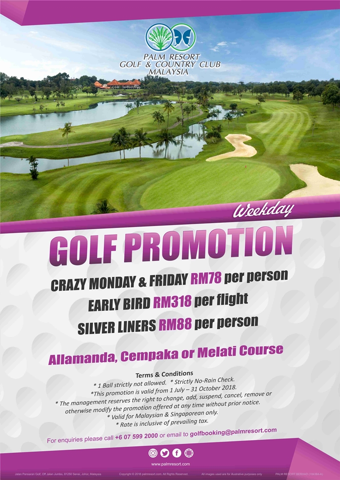 Weekday Golf Promotion | Palm Resort